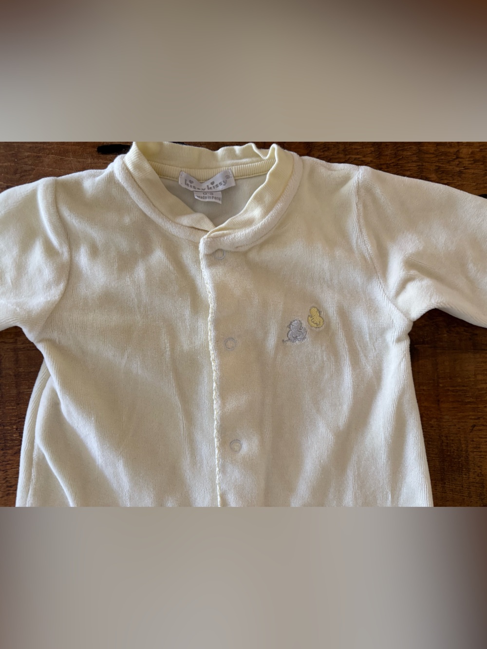 Kissy Kissy Footed Baby One-Piece - Picture 2 of 5